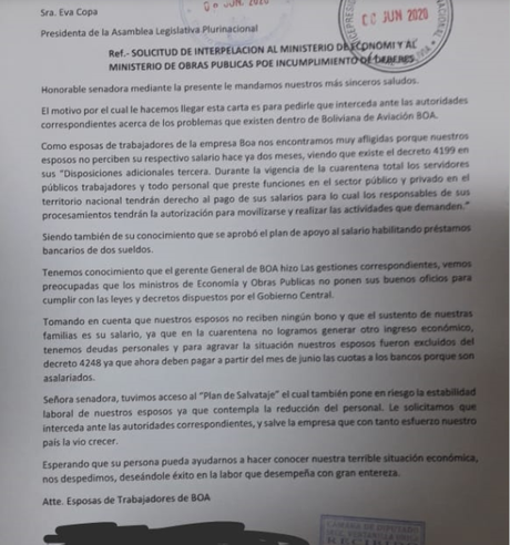¿REACTIVACIÓN O DESMANTELAMIENTO DE BOLIVIANA DE AVIACIÓN?