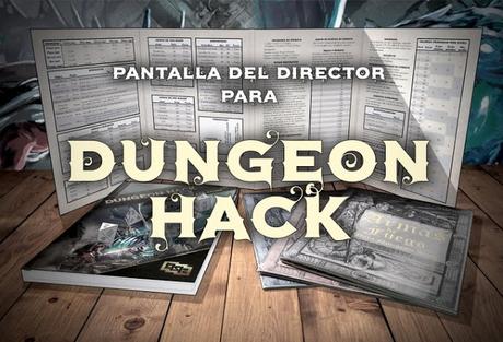 Pantalla de Dungeon Hack (Insertos) por Los Pergaminos del Fénix