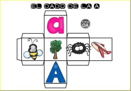 Aprendo a leer y a escribir. La A