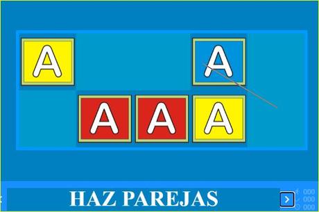 Aprendo a leer y a escribir. La A