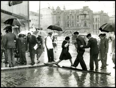 1963:día de lluvia en Santander