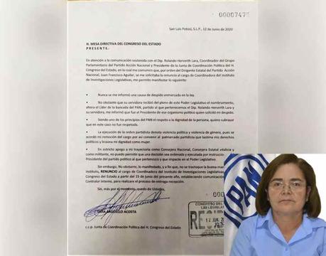 Lidia Argüello renuncia al Congreso; alega violencia política del PAN