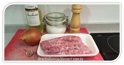 Salchichas al vino