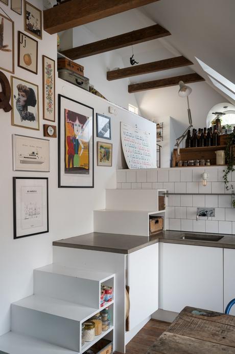 scandinavian kitchen vintage scandinavian apartment scandi kitchen piso viejo decoración piso con librería old kitchen muebles vintage muebles de cocina antiguos distribución diáfana decoración vintage cocina vieja charming vintage kitchen boho style bohemian style  