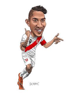 Caricaturas del equipo peruano en la Copa Mundial de Fútbol de Rusia 2018