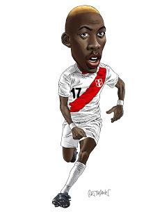 Caricaturas del equipo peruano en la Copa Mundial de Fútbol de Rusia 2018