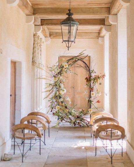 Tendencia: bodas al aire libre en verde y rosa Tendencia: bodas al aire libre en verde y rosa