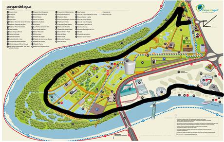 Recorrido en bici con niños por la zona EXPO de Zaragoza