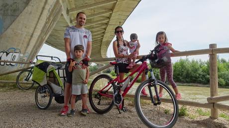 Excursión al Galacho de la Alfranca en familia, y ¡en bicicleta!