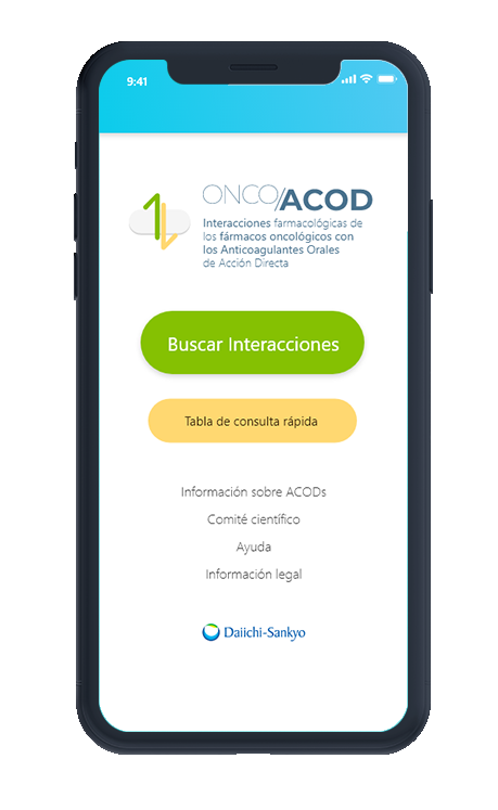 Primera app de interacciones farmacológicas para pacientes oncológicos en tratamiento anticoagulante