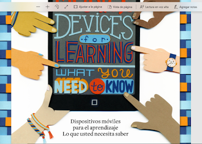 Artículos interesantes sobre sobre el uso de dispositivos móviles para el aprendizaje.