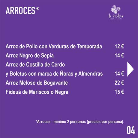 El Restaurante La Violeta estrena carta e inaugura servicio a domicilio a partir de este fin de semana El Restaurante La Violeta estrena carta e inaugura servicio a domicilio a partir de este fin de semana