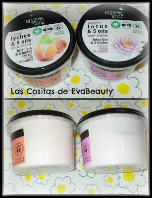 Super Haul Organic Shop en Notino Crema corporal cosmetica natural low cost organic shop notino