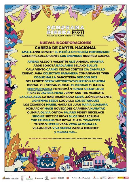 El Sonorama se aplaza a 2021 pero anuncia para este año festival en streaming y ciclo de conciertos