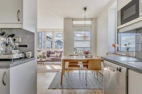 scandi interios scandi decor scandi apartment puente entre copenhague y malmö puente danés Øresund nordic flat nordic architecture decoración nórdica decoración escandinava apartamento sueco Öresund  