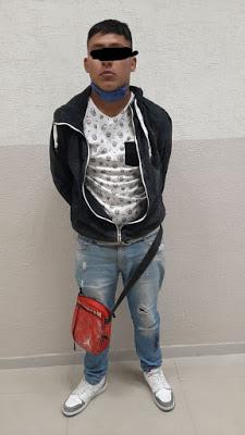 ASEGURARON A TRES SUJETOS POR PRESUNTO ROBO A GASOLINERA EN TEXCOCO