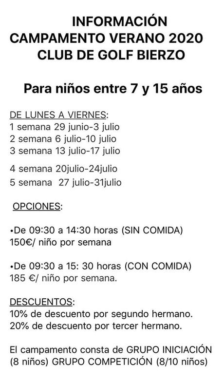 Campamentos de verano 2020 en el Bierzo