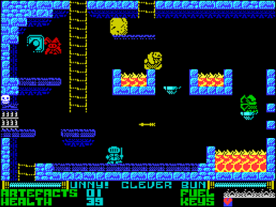 Prueba Cocoa and the Time Machine, un nuevo juego para ZX Spectrum