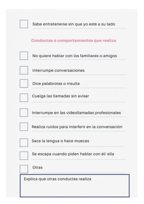 Mi hijo se porta mal en las videollamadas