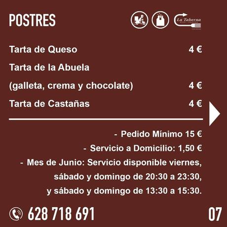 El Restaurante La Taberna se suma a la oferta de comida de calidad para llevar y a domicilio en Ponferrada