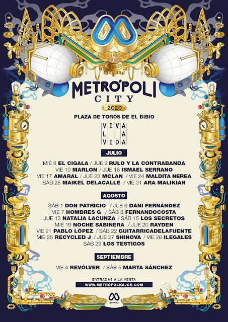 Ciclo de conciertos este verano en Gijón con Amaral, M Clan, Ilegales, Hombres G, Revólver, Ismael Serrano, Rulo y La Contrabanda... Ciclo de conciertos este verano en Gijón con Amaral, M Clan, Ilegales, Hombres G, Revólver, Ismael Serrano, Rulo y La Contrabanda...