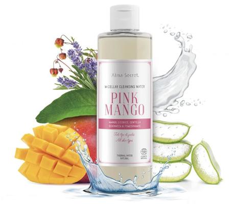 El Agua Micelar Ecológica “Pink Mango” de ALMA SECRET