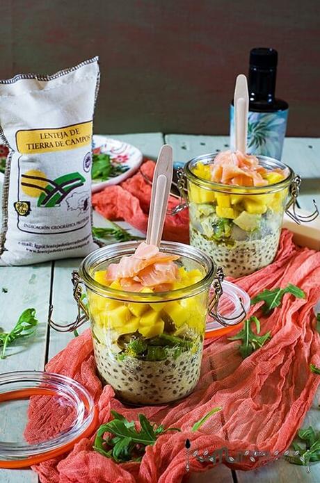 paso a paso ensalada de lentejas con aguacate y mango ENSALADA DE LENTEJAS AL CURRY CON AGUACATE Y MANGO