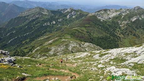 RUTA al TIATORDOS desde PENDONES, CASO Zona alta de la Panza del Tiatordos