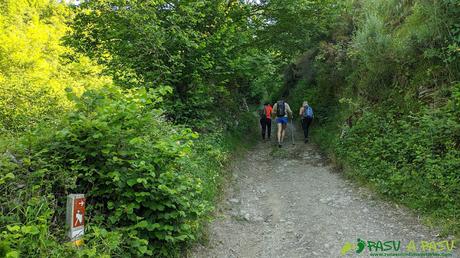 RUTA al TIATORDOS desde PENDONES, CASO Desvío hacia el Tiatordos a la izquierda