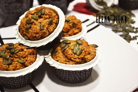 Muffins de calabaza súper esponjosos, sin huevo y con opción vegana