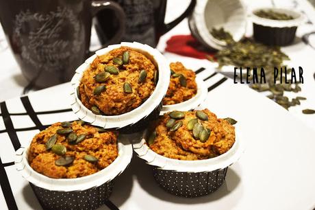 Muffins de calabaza súper esponjosos, sin huevo y con opción vegana