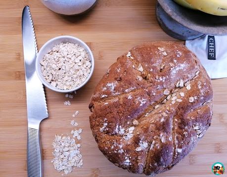 Pan de trigo integral con centeno y avena