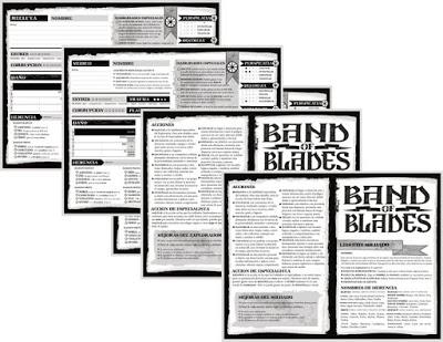 Traducidos y maquetados los libretos de Band of Blades
