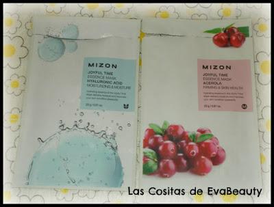 Productos Terminados (Vol.72) Especial mascarillas Mascarillas faciales de tissú de ácido hialurónico y acerola de la marca MIZON