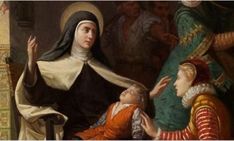 La familia albense de santa Teresa