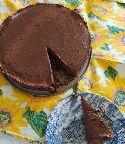 TARTA DE CHOCOLATE SUPER SANA.