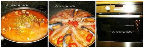 Paella  de  mariscos