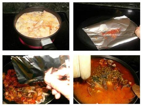 Paella  de  mariscos