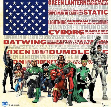Héroes y villanos de DC hincan la rodilla por #BlackLivesMatter Héroes y villanos de DC hincan la rodilla por #BlackLivesMatter