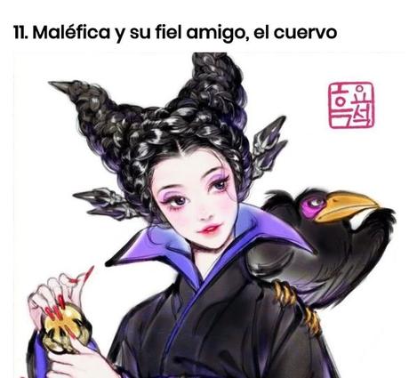 Así se verían algunos personajes Disney en su versión Coreana.