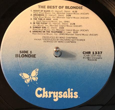 Blondie -The best of Blondie Lp 1981
