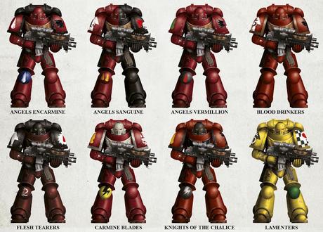 Esquemas de capítulos de Astartes leales al Imperio (Primaris)