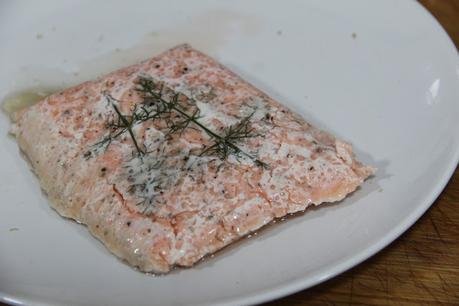 salmón cocinado al vacío en crokpot