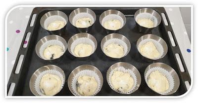 Muffins de arándanos