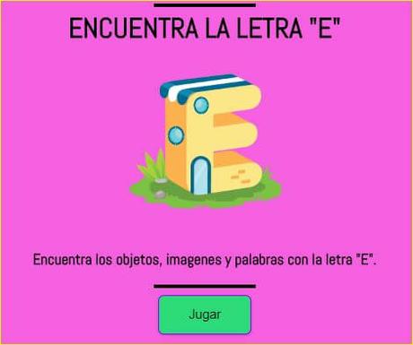 Aprendo a leer y a escribir. La E Aprendo a leer y a escribir. La E