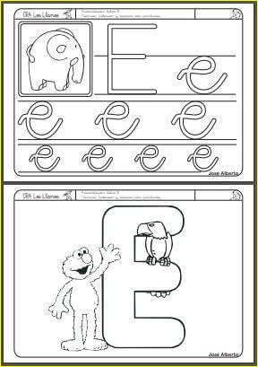 Aprendo a leer y a escribir. La E Aprendo a leer y a escribir. La E