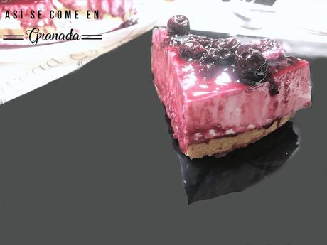 Cheesecake con arándanos