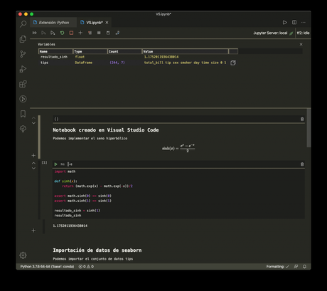 Jupyter Notebooks en Visual Studio Code