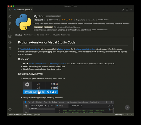 Jupyter Notebooks en Visual Studio Code