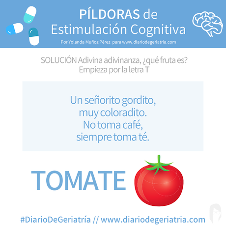 💊💊 PÍLDORAS de Estimulación Cognitiva 🧠: FRUTAS